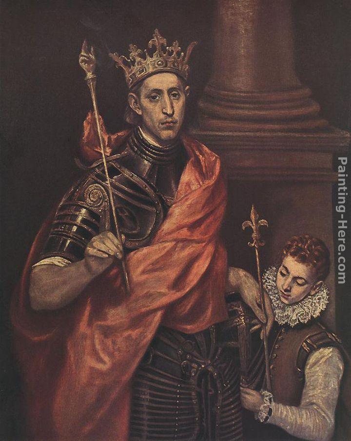 El Greco A Saintly King